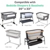 image:imageJoey  Joan Fitted 33x20 Bassinet Sheets for Maxi Cosi Iora BabyBond BCOL
