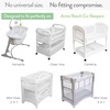 image:imageJoey  Joan Fitted 33x20 Bassinet Sheets for Maxi Cosi Iora BabyBond BCOLLight  Dark Sage