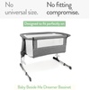 image:imageJoey  Joan Fitted 33x20 Bassinet Sheets for Maxi Cosi Iora BabyBond BCOLPeach  Ivory