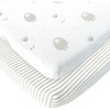 image:imageJoey  Joan Fitted 35x20 Bassinet Sheets for Bedside Sleeper 100 Cotton