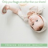 image:imageJoey  Joan Travel Crib Sheets for Baby Bjorn Guava Lotus Travel Crib 2pk2pack LambStripes