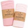 image:imageJoey  Joan Travel Crib Sheets for Baby Bjorn Guava Lotus Travel Crib 2pkMuted Pink  Soft Pink