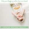 image:image5x33 Baby Bassinet Sheets Boys Girls 2 Pack2pack Heather Grey