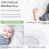 image:imageJoey  Joan Waterproof Pack and Play Mattress Pad Protector Cover  Compatible with Graco Pack n Play  2 Pack Quilted Playard Sheets of Viscose Made from Bamboo  27 x 39for Graco Pack n Play Playard
