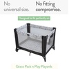 image:imagePack and Play Sheets Fitted for Graco Pack n Play Playard 2 PackLamb  Stripes  2 Pack