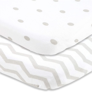 image:imagePack and Play Sheets Fitted for Graco Pack n Play Playard 2 PackDots  Chevron  2 Pack