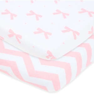 image:imageJoey  Joan Baby Cradle Sheets Fitted 18 x 36 for Wooden Cradle Mattress