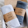 image:imageJoey  Joan Fitted Mini Crib Sheets 38x24 for Dream on Me 100 Cotton 2pkLight Grey  Dark Grey