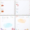 image:imageCuddly Cubs WatercolorThemed Baby Memory Book 11 x 10 x 1 Inch Multicolor 60Page Unisex