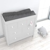 image:imageCuddly Cubs Changing Pad Covers  2 Pack  Snuggly Soft Plush Cotton Changing Table Covers for Boy Girl  Fits Perfectly on Summer Infant and Other 16 x 32 Baby Changing Table Pads  Heather GreyGrey
