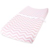 image:imageCuddly Cubs Changing Pad Covers  2 Pack  Snuggly Soft Plush Cotton Changing Table Covers for Boy Girl  Fits Perfectly on Summer Infant and Other 16 x 32 Baby Changing Table Pads  Heather Grey2Pack Pink