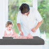 image:imageCuddly Cubs Changing Pad Covers  2 Pack  Snuggly Soft Plush Cotton Changing Table Covers for Boy Girl  Fits Perfectly on Summer Infant and Other 16 x 32 Baby Changing Table Pads  Heather GreyGrey