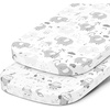 image:imageJoey  Joan Fitted Baby Moses Basket Bassinet Sheets 12x29 100 CottonSweet Dreams Elephants  Owls
